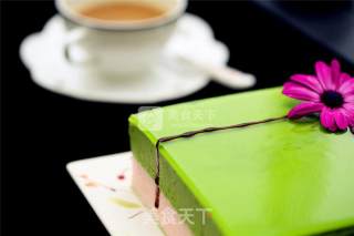 Matcha Chocolate Mousse Cake recipe