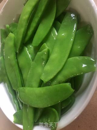 Fried Twice Pork with Snow Pea recipe