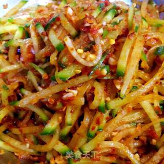 Stir Green Radish Shreds recipe