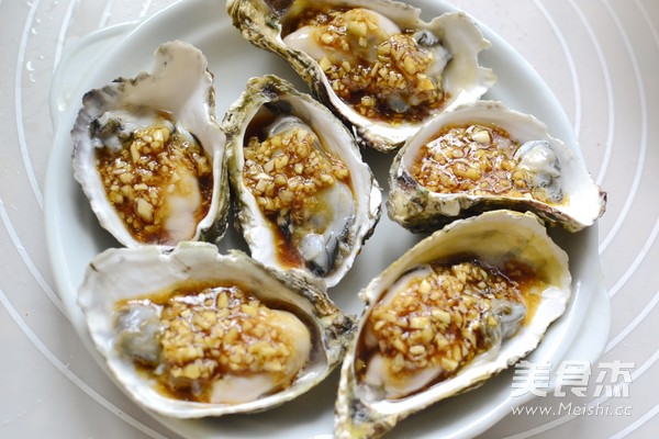 Roasted Oysters with Garlic recipe