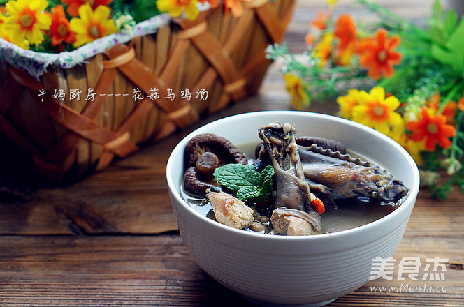 Mushroom Black Chicken Soup recipe