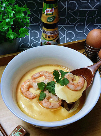 Shrimp Stewed Egg recipe