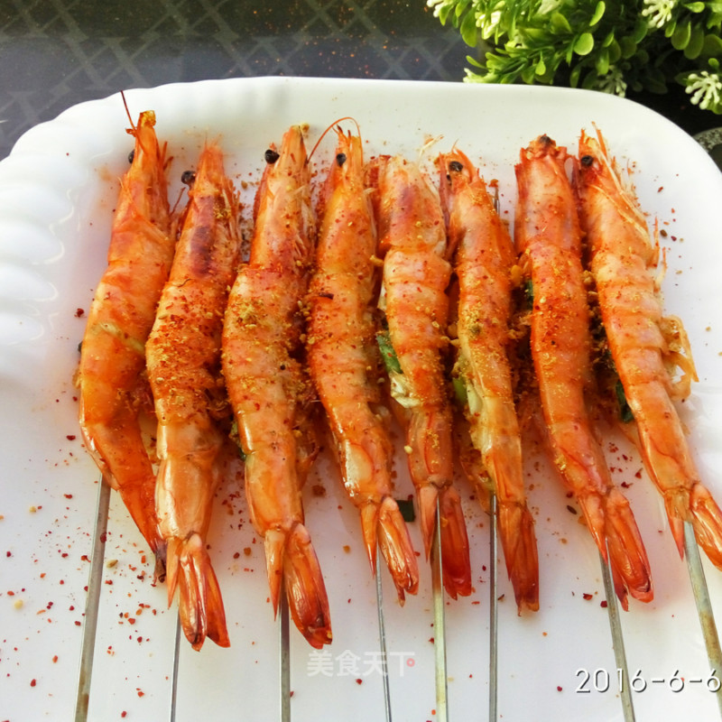 #aca烤明星大赛# Spicy Grilled Shrimp recipe