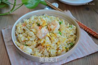 Fried Rice with Shrimp and Egg recipe