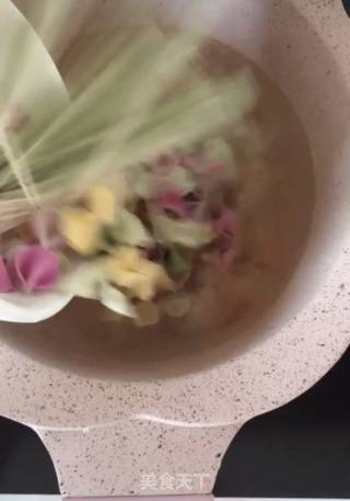 Shrimp Noodles with Curry Vegetables recipe