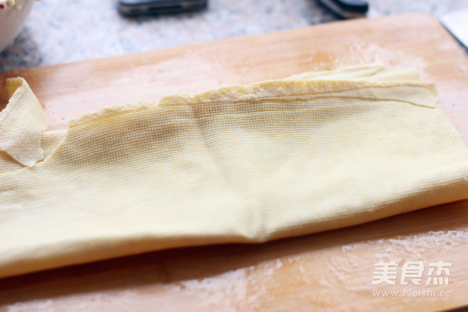 Grilled Enoki Mushrooms with Tofu Skin recipe