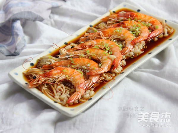 Shrimp Enoki Mushroom recipe