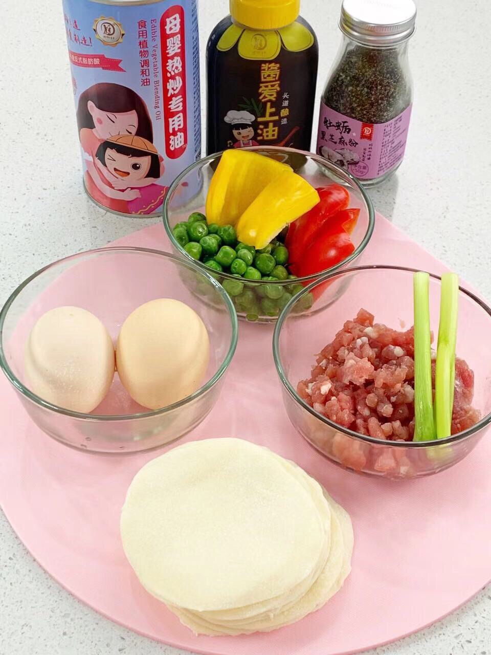 Baby Food Supplement Rose Egg Hug Dumplings recipe