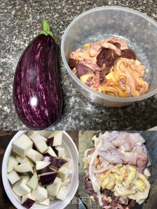 [rabbit Loves Kitchen] Braised Eggplant with Chicken Miscellaneous recipe