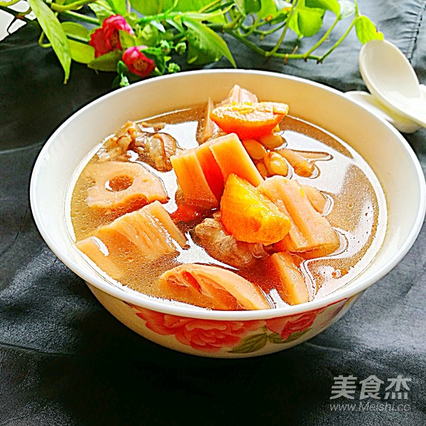 Carrot Lotus Root Pork Knuckle Soup recipe