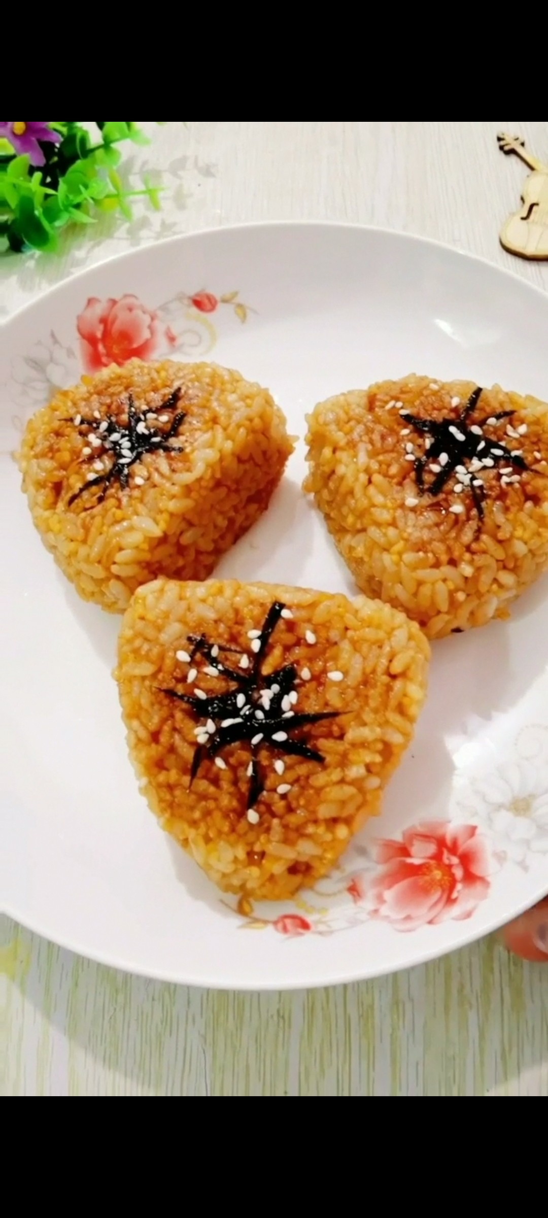 Japanese Style Soy Sauce Rice Ball recipe