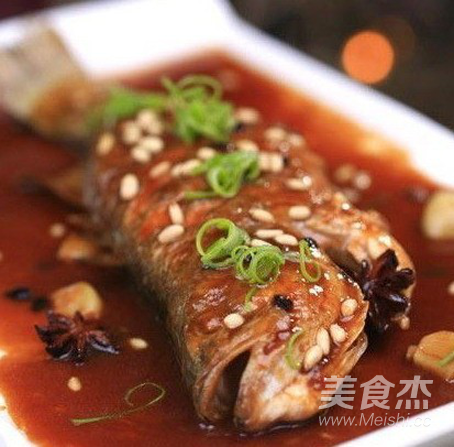 Braised Fish with Garlic Knife recipe