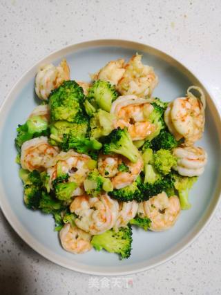 Fried Broccoli with Shrimp recipe