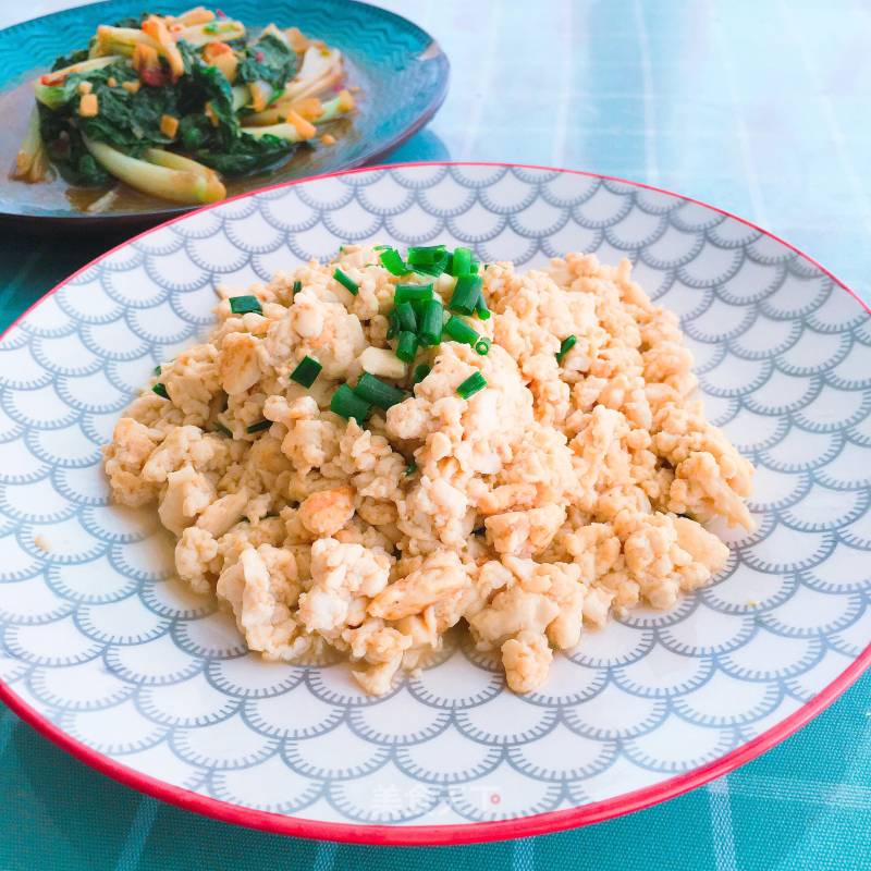 Fried Tofu with Egg recipe