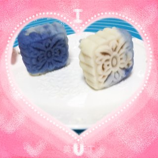 Butterfly Pea Flower Snowy Mooncake recipe