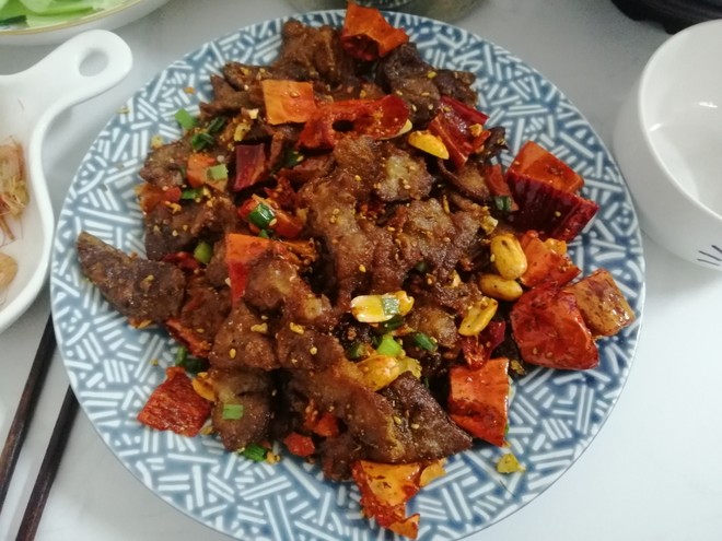 Crispy Pepper Pork Lung recipe