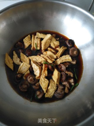 Braised Tofu with Mushrooms in Oyster Sauce recipe