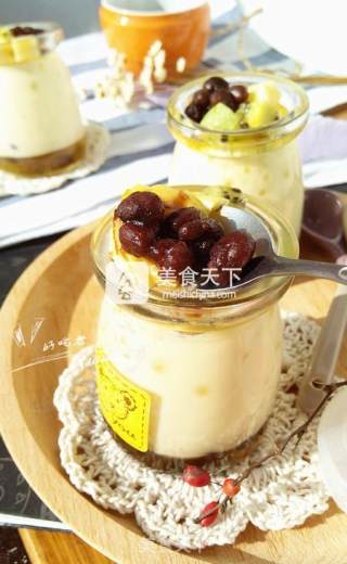 Caramel Red Bean Pudding recipe