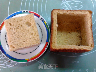 Baked Black Pepper Beef Toast Box recipe