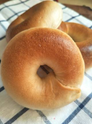 Salted Egg Yolk Pork Floss Bagels recipe