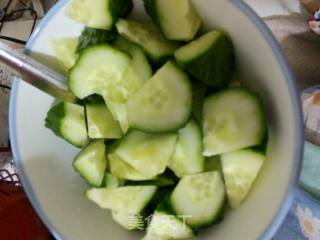 Cucumber Steamed Egg with Oil-free Cold Dressing recipe