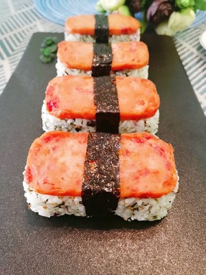 Ham Sushi🍣 recipe