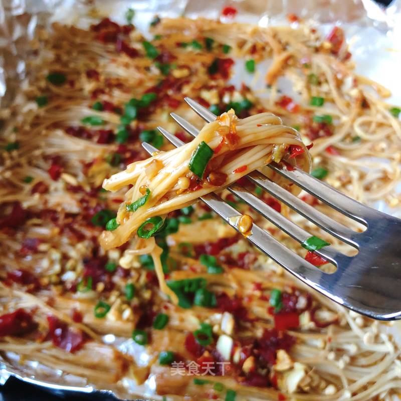 Garlic Enoki Mushroom recipe