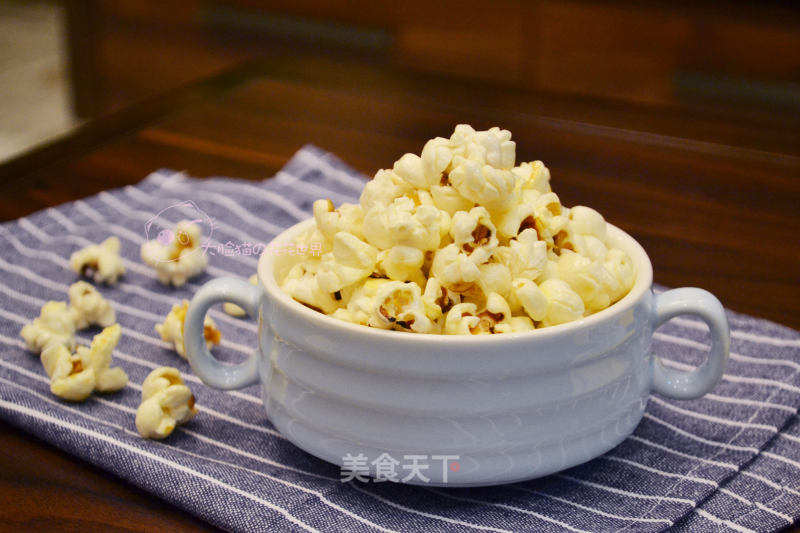 Homemade Caramel-flavored Popcorn-a Casual Snack for Watching Movies recipe