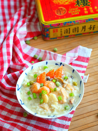 Seafood Chicken Congee recipe
