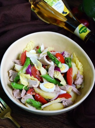 Tuna Vegetable and Fruit Salad