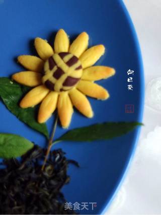 #the 4th Baking Contest and is Love to Eat Festival#sunflower Biscuits recipe