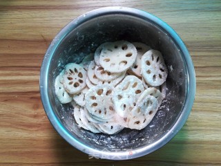 Twice-cooked Lotus Root Slices recipe