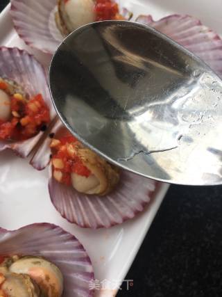 "seafood" Chopped Pepper Scallops recipe