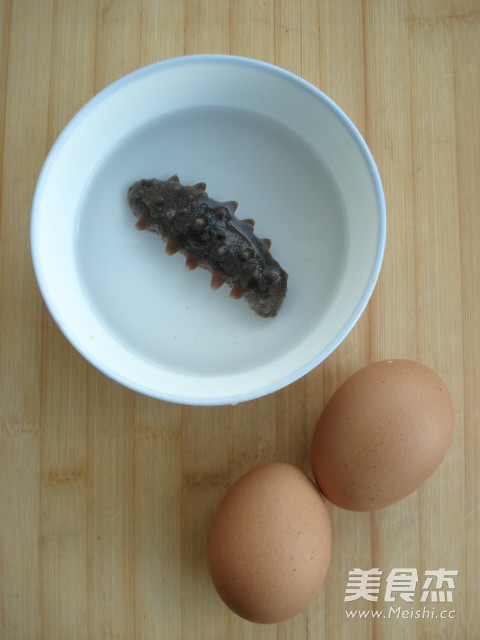 Sea Cucumber Stewed Egg recipe