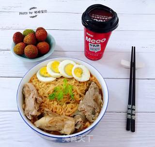 Instant Noodles with Pork Ribs recipe