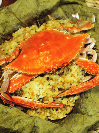 Lotus Steamed Crab Rice