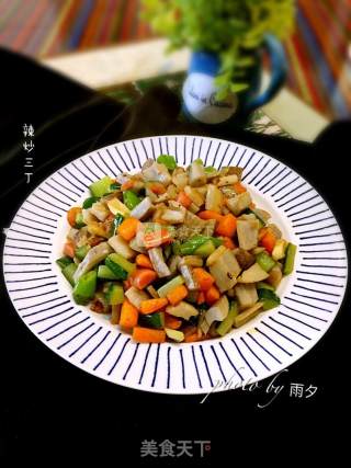 Spicy Stir-fried Three Ding recipe