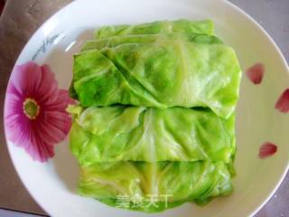 【flower Cabbage】-tomato Sauce and Tofu Cabbage Roll recipe