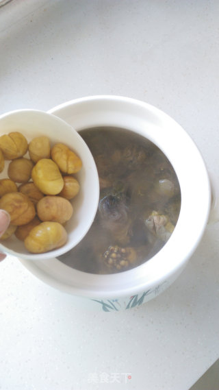 Black Chicken Soup with Chestnuts and Mushrooms recipe