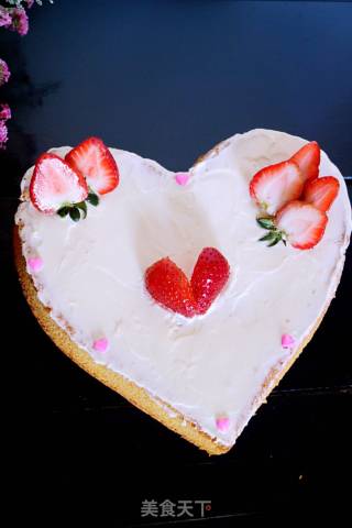 #the 4th Baking Contest and is Love to Eat Festival# Eight-inch Strawberry Cake recipe