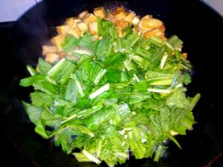 #快手素菜# Stir-fried Tofu with Small Cabbage recipe