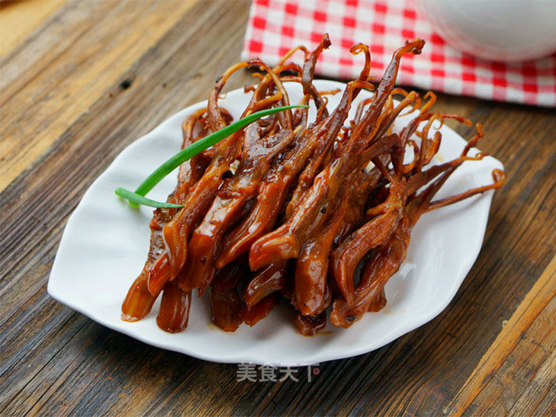 Black Soy Duck Tongue recipe