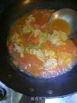 Tomato Meatball Noodle recipe