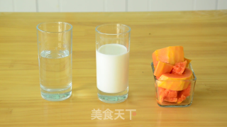 Papaya Bumped into Milk recipe