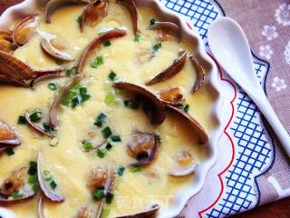 Steamed Egg with Clams recipe