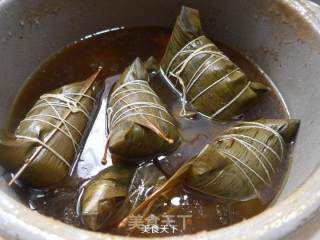 Edamame Spicy Sausage Glutinous Rice Dumpling recipe