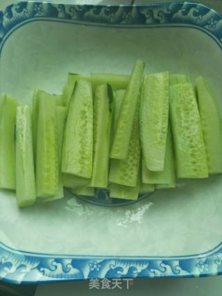 Cucumber with Fruit Vinegar recipe