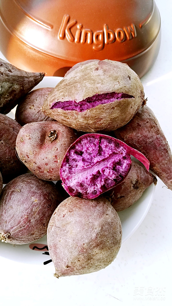 Roasted Purple Sweet Potato in Casserole recipe