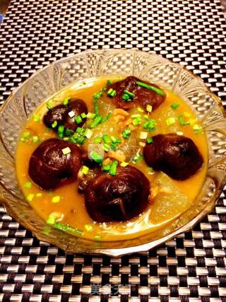 Braised Winter Melon with Mushroom Sauce recipe