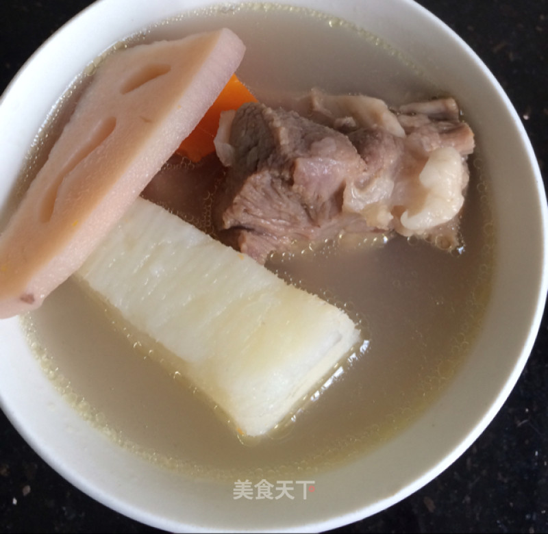 Lotus Root and Yam Soup recipe